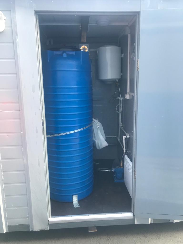 Автономный туалетный модуль ЭКОС-5 (тройной) (фото 6) в Лобне